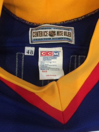 ❤️St Louis Blues Vintage NHL Hockey Jersey 16 HULL 90’s Center Ice Authen. 12