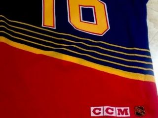 ❤️St Louis Blues Vintage NHL Hockey Jersey 16 HULL 90’s Center Ice Authen. 6