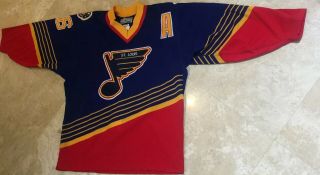❤️St Louis Blues Vintage NHL Hockey Jersey 16 HULL 90’s Center Ice Authen. 7