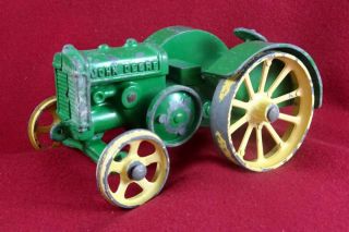 Antique " Vindex " ? Model D John Deere Cast Iron Toy Tractor