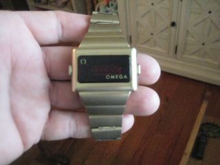 Vintage Tc1 14k Gold Filled 1970s Omega Time Computer Great Shape