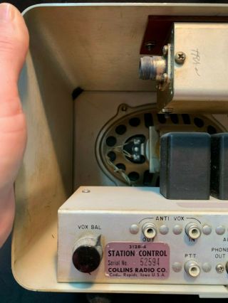 Collins 312B - 4 Station Control Monitor For Ham Radio - Vintage Estate Find 8