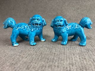 Vintage Pair Chinese Foo Dogs