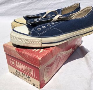 Vintage Converse Chuck Taylor Blue Oxford All Star Shoes Mismatched L 9 R 8.  5