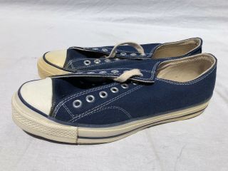 Vintage Converse Chuck Taylor Blue Oxford All Star Shoes Mismatched L 9 R 8.  5 2