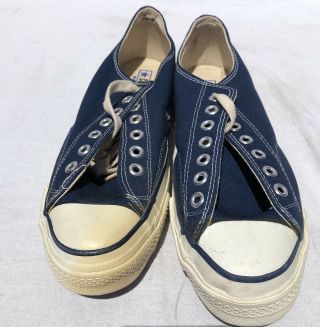 Vintage Converse Chuck Taylor Blue Oxford All Star Shoes Mismatched L 9 R 8.  5 3