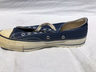 Vintage Converse Chuck Taylor Blue Oxford All Star Shoes Mismatched L 9 R 8.  5 6