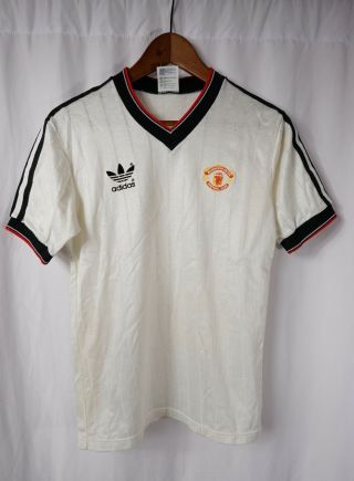 True Vintage 1982 MANCHESTER UNiTED FOOTBALL JERSEY M/Adidas soccer/shirt/80s 2