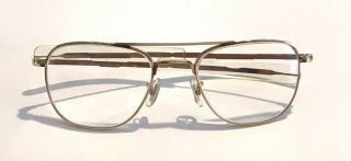 Vintage American Optical 1/10 - 12k Gold Filled Pilot Sunglasses (frame 5 1/2)