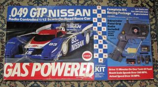 Vintage Cox.  049 Gtp Nissan 1/12 Scale On - Road R/c Race Car Kit