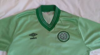 Celtic Football Shirt Vintage Classic 1983 - 86 Medium 3