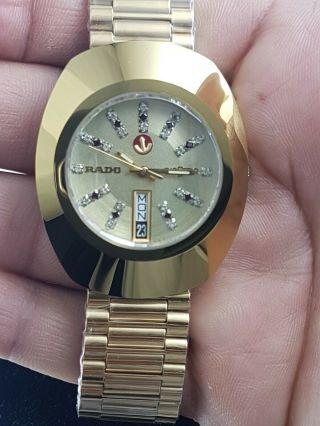 Vintage Rado Diastar Day & Date Automatic Wrist Watch