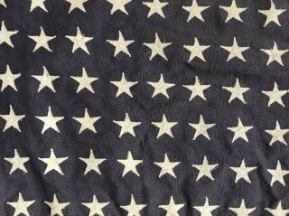 Vintage WW2 Era 48 Star American US Flag 2 ' x 3 ' Sewn Stars Stripes 5