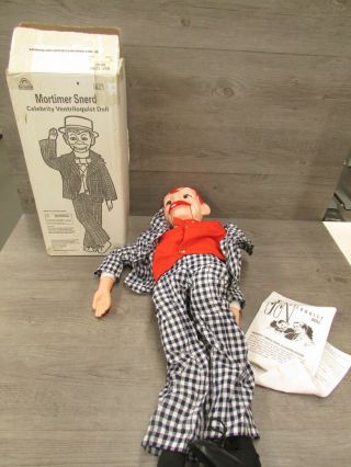 Goldberg Mortimer Snerd Celebrity Ventriloquist Doll Iob