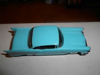 VINTAGE AURORA O GAUGE 1957 CHEVY BELAIR 2 DR.  COUPE S/C - - TURQUOISE 4