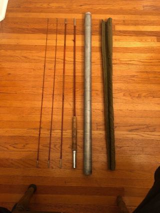 Very Fine Antique Goodwin Granger 4 Piece Fly Rod w/Bag &Tube,  Denver CO NR 3