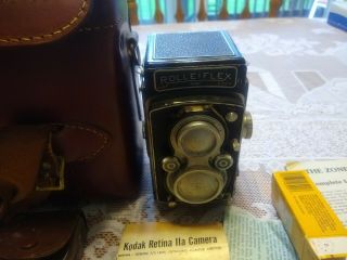 vintage rolleiflex 684392 camera with accessories 2