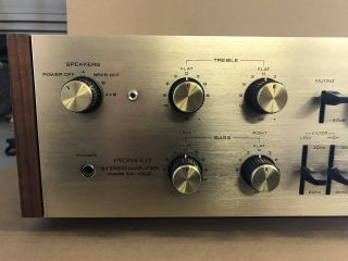 Pioneer SA - 1000 Vintage Stereo Integrated Amplifier 3