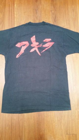 Vintage Akira T - shirt,  Fashion Victim,  Size Large,  1988,  Black,  Double Sided 5