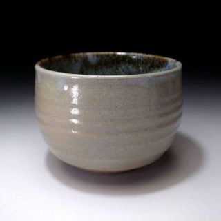 TR5: Japanese pottery Tea Bowl,  Shoraku ware with Wooden box,  Artistic glazes 4