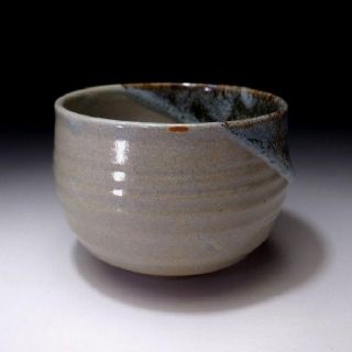TR5: Japanese pottery Tea Bowl,  Shoraku ware with Wooden box,  Artistic glazes 5