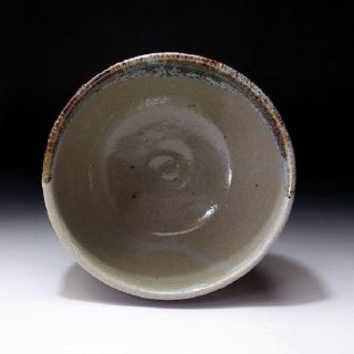 TR5: Japanese pottery Tea Bowl,  Shoraku ware with Wooden box,  Artistic glazes 6