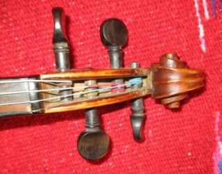 Rare Fine Old Antique 1900 Vintage German 4/4 Violin - Big sound 10