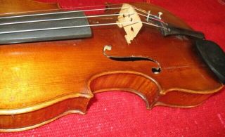 Rare Fine Old Antique 1900 Vintage German 4/4 Violin - Big sound 4
