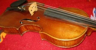 Rare Fine Old Antique 1900 Vintage German 4/4 Violin - Big sound 5