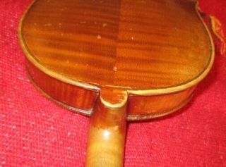 Rare Fine Old Antique 1900 Vintage German 4/4 Violin - Big sound 7
