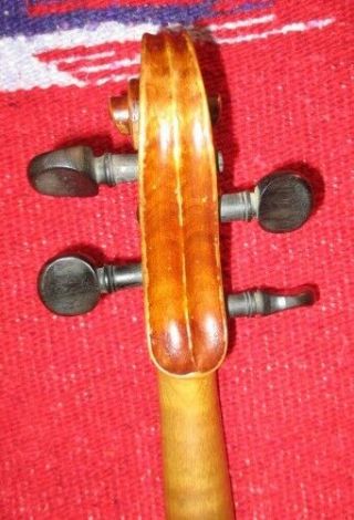 Rare Fine Old Antique 1900 Vintage German 4/4 Violin - Big sound 8