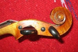 Rare Fine Old Antique 1900 Vintage German 4/4 Violin - Big sound 9