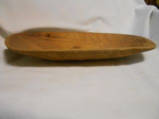 Vintage Primitive Wood Wooden Bread / Nut Bowl