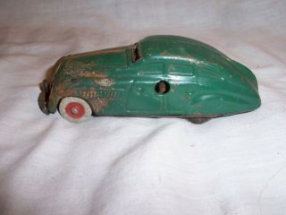 Vintage Schuco - Patent Wind Up Tin Car Made In Us - Zone Germany 1250 5 Inches