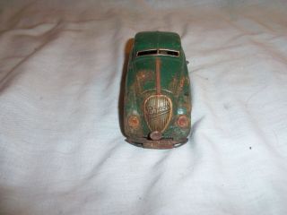 Vintage Schuco - PATENT Wind Up Tin Car Made in US - Zone Germany 1250 5 inches 2