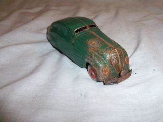 Vintage Schuco - PATENT Wind Up Tin Car Made in US - Zone Germany 1250 5 inches 6
