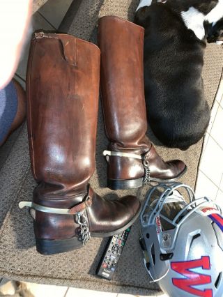 Vintage 1976 Texas A&M Cadet Corp Boots Aggies 1976 Centennial 6