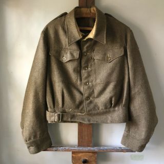 Ww2 Brittish Battle Dress Blouse Jacket Size 13