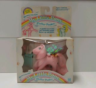Vintage G1 Hasbro My Little Pony Honeysuckle Flutter Mib
