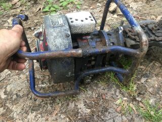 Lombard oms chainsaw,  Lombard oms one or 2 man chainsaw,  vintage chainsaw 7