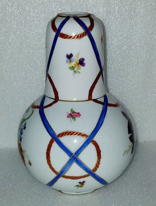 ELIOS Hand Painted Peint Main Porcelain 2pc Bedside Water Carafe & Cup TUMBLEUP 5