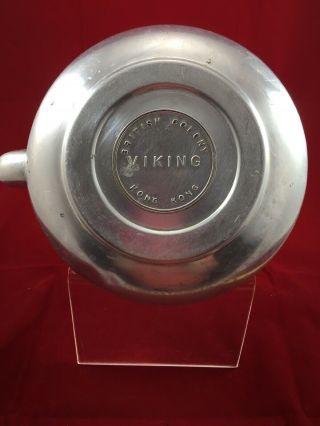 Vintage Viking Aluminum Tea Kettle Hong Kong British Colony w/ Handle No Lid 8