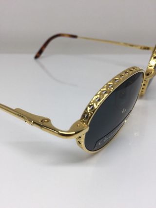 Vintage Christian Dior Edith Sunglasses C.  43q Gold Rare Vintage Nos 80s