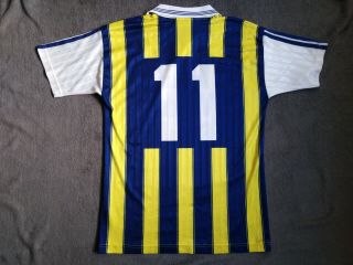 FENERBAHCE SK Vintage Jersey Emil Kostadinov Match Worn Shirt Turkey 1996/1997 2