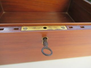 Vintage wooden Humidor Dunhill Paris Cigar box case with key 5