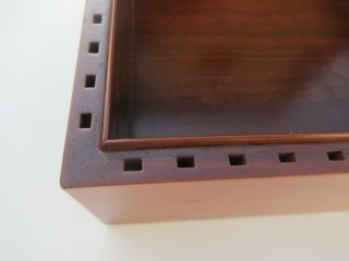 Vintage wooden Humidor Dunhill Paris Cigar box case with key 6