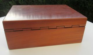 Vintage wooden Humidor Dunhill Paris Cigar box case with key 9