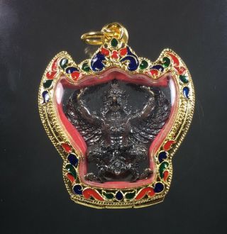 Garuda Phaya Krut Lp Gun Thai Buddha Amulet Powerful Good Business