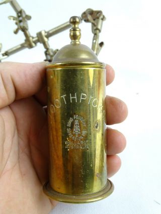 Antique & Vintage Metal Wares inc c1898 Expanding cup Toothpick holder magnifier 5