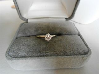 DIAMOND ENGAGEMENT RING 14KT APPROX 1/2 CT 5